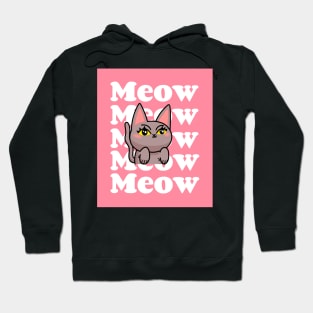 Cat's Meow Lettering Hoodie